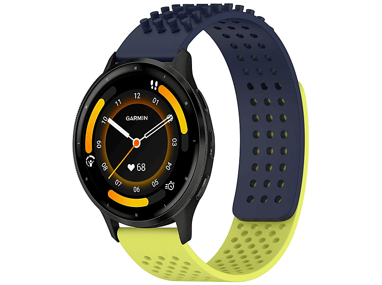 OUTPUTBT Silikon Armband 24mm Für Garmin Venu X1 - Quick Release Sportarmband