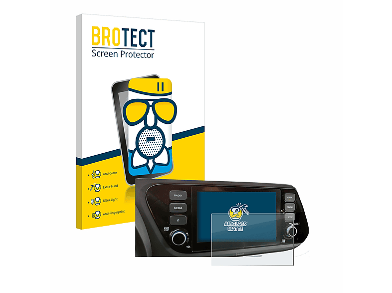 BROTECT Airglass matte Schutzfolie(für Hyundai i20 2020 8\