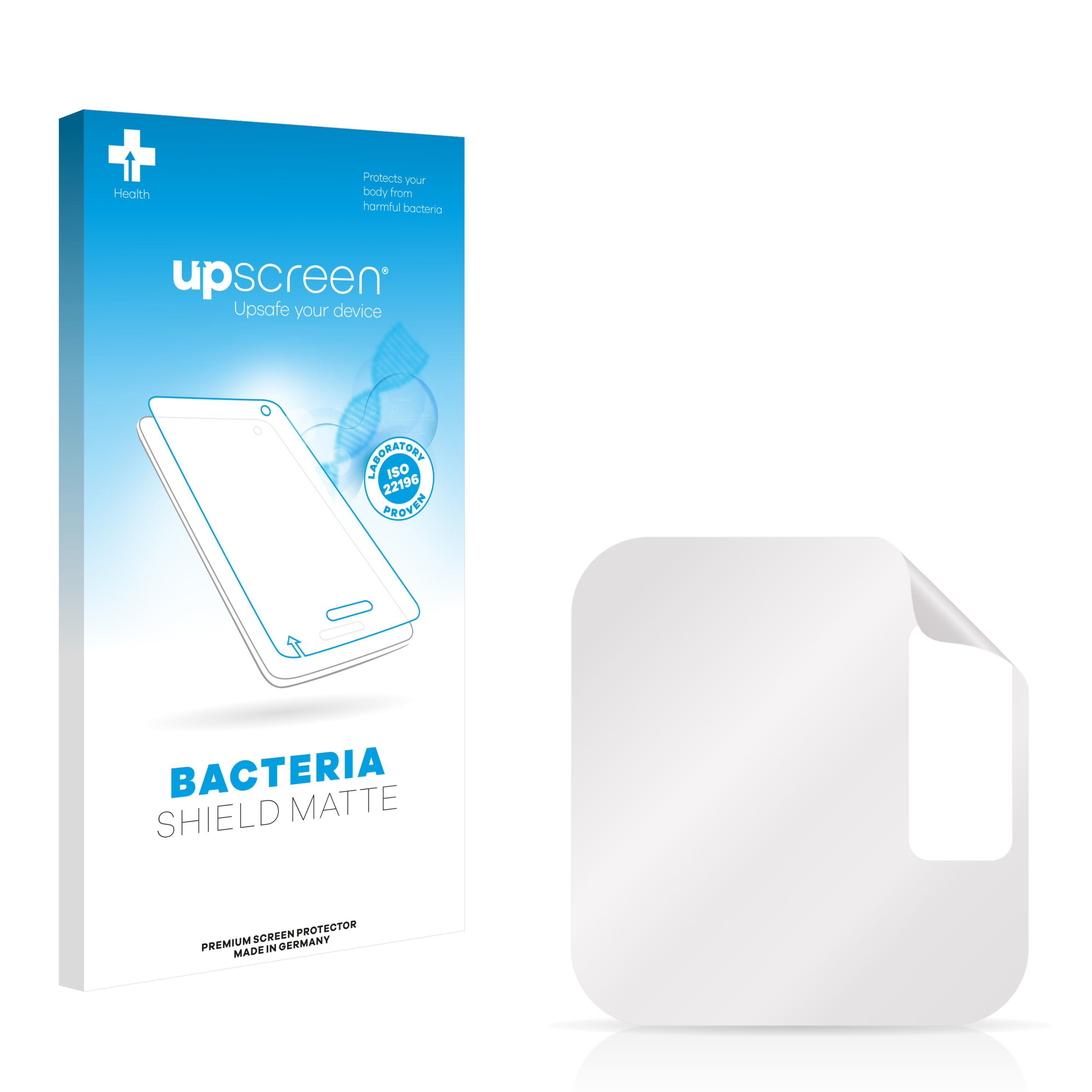 UPSCREEN antibakteriell matte Comfort entspiegelt Schutzfolie(für Visomat Eco)