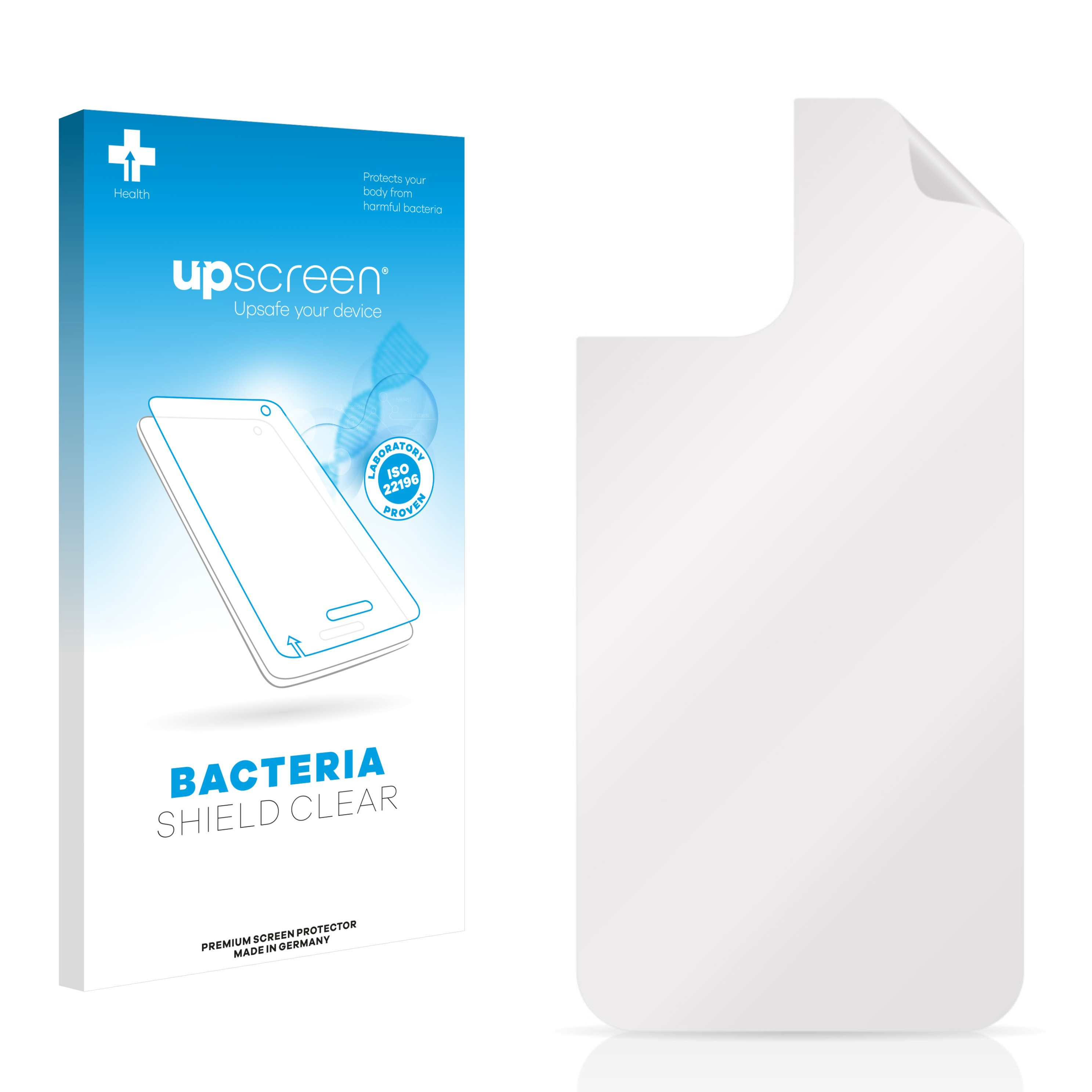 UPSCREEN antibakteriell klare Schutzfolie(für Apple mini) 12 iPhone