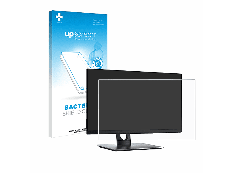 UPSCREEN antibakteriell Professional P2418HT) klare Schutzfolie(für Dell