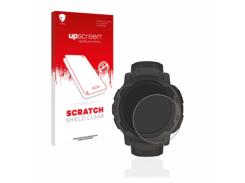 UPSCREEN Kratzschutz klare Schutzfolie(für Garmin Instinct 2) | Smartwatch Schutzfolien & Gläser
