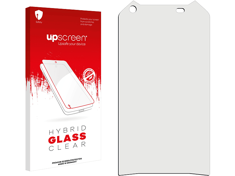 UPSCREEN klare Schutzfolie(für RugGear RG725)