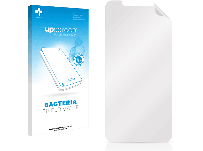 UPSCREEN antibakteriell entspiegelt matte Schutzfolie(für Apple iPhone Xs Max)