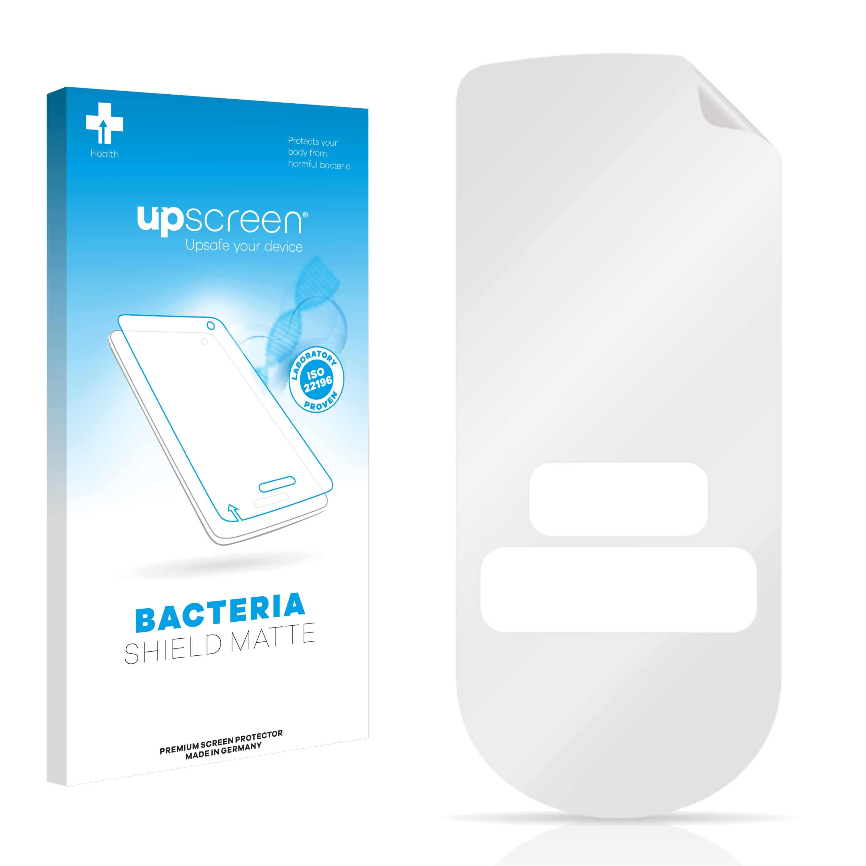 UPSCREEN antibakteriell entspiegelt matte Schutzfolie(für Accu-Chek Mobile)