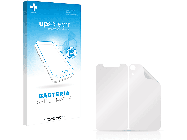 Apple XR) entspiegelt Schutzfolie(für antibakteriell matte UPSCREEN iPhone