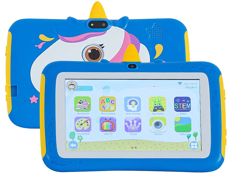 IKIDO Kinder Tablet Blau C709, Kinder Tablet, 32 GB, 7 Zoll, Blau