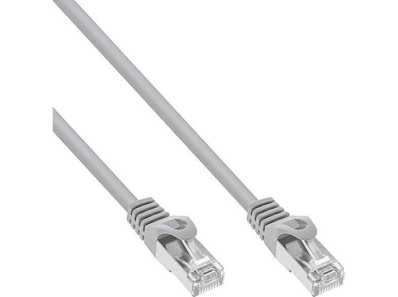 INLINE InLine® Patchkabel, SF/UTP, Cat.5e, grau, 25m Kabel Patchkabel Cat.5e, Patchkabel, 25 m