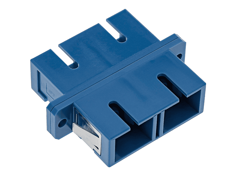 InLine LWL Kupplung Duplex ST/SC – Multimode, Beige, Keramik-Hülse, Zum Einbau In Patchfelder