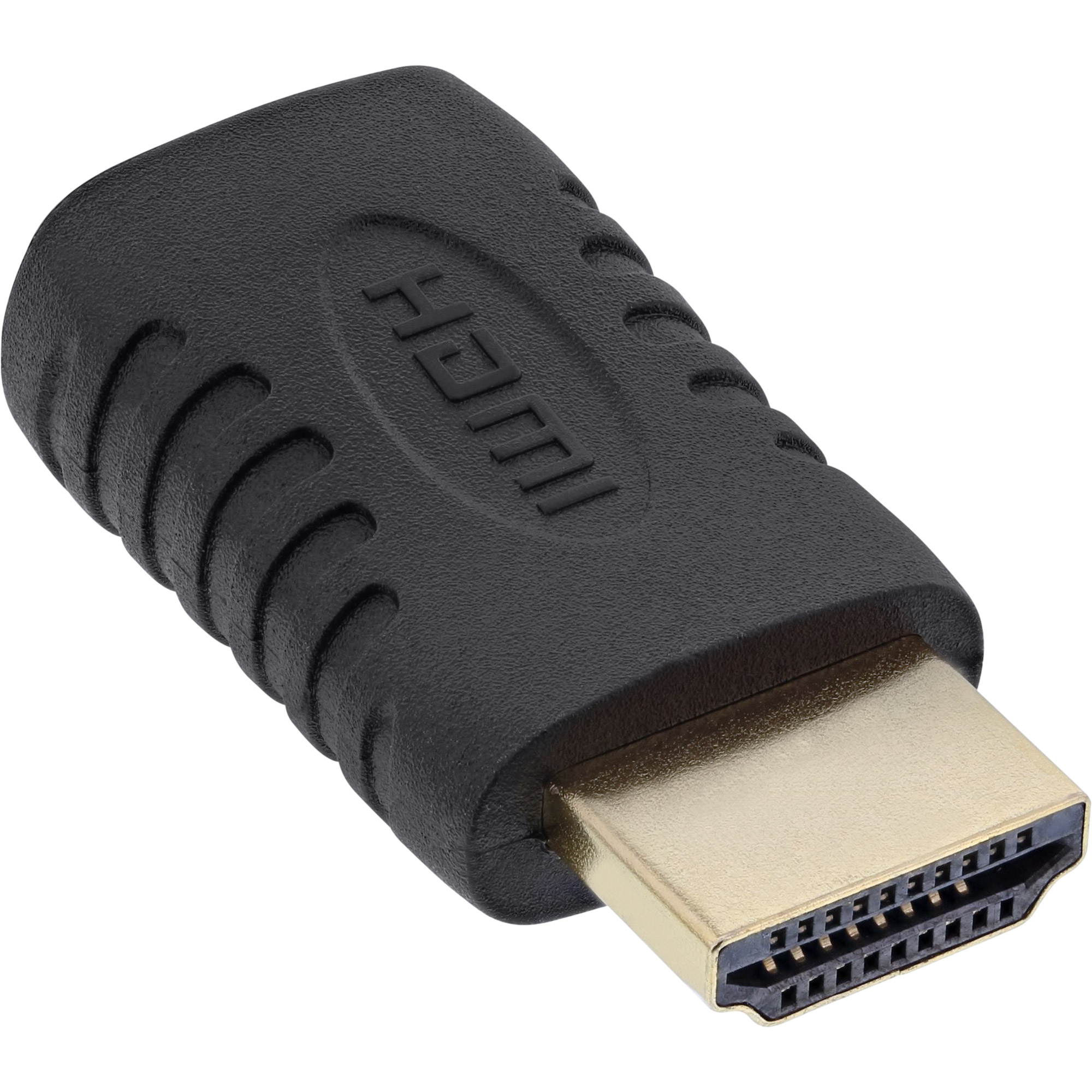 InLine® / HDMI 4K2K HDMI zu Stecker mini Adapter, HDMI DVI Buchse, HDMI kompatibel, C / INLINE Mini / A auf