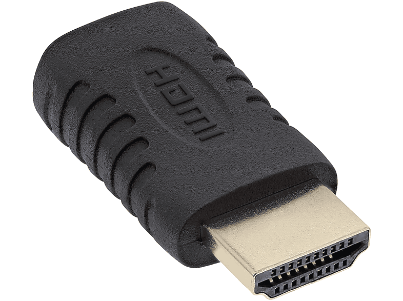 INLINE InLine® HDMI auf Stecker C / Buchse, HDMI mini zu / A 4K2K / HDMI Adapter, HDMI Mini DVI kompatibel