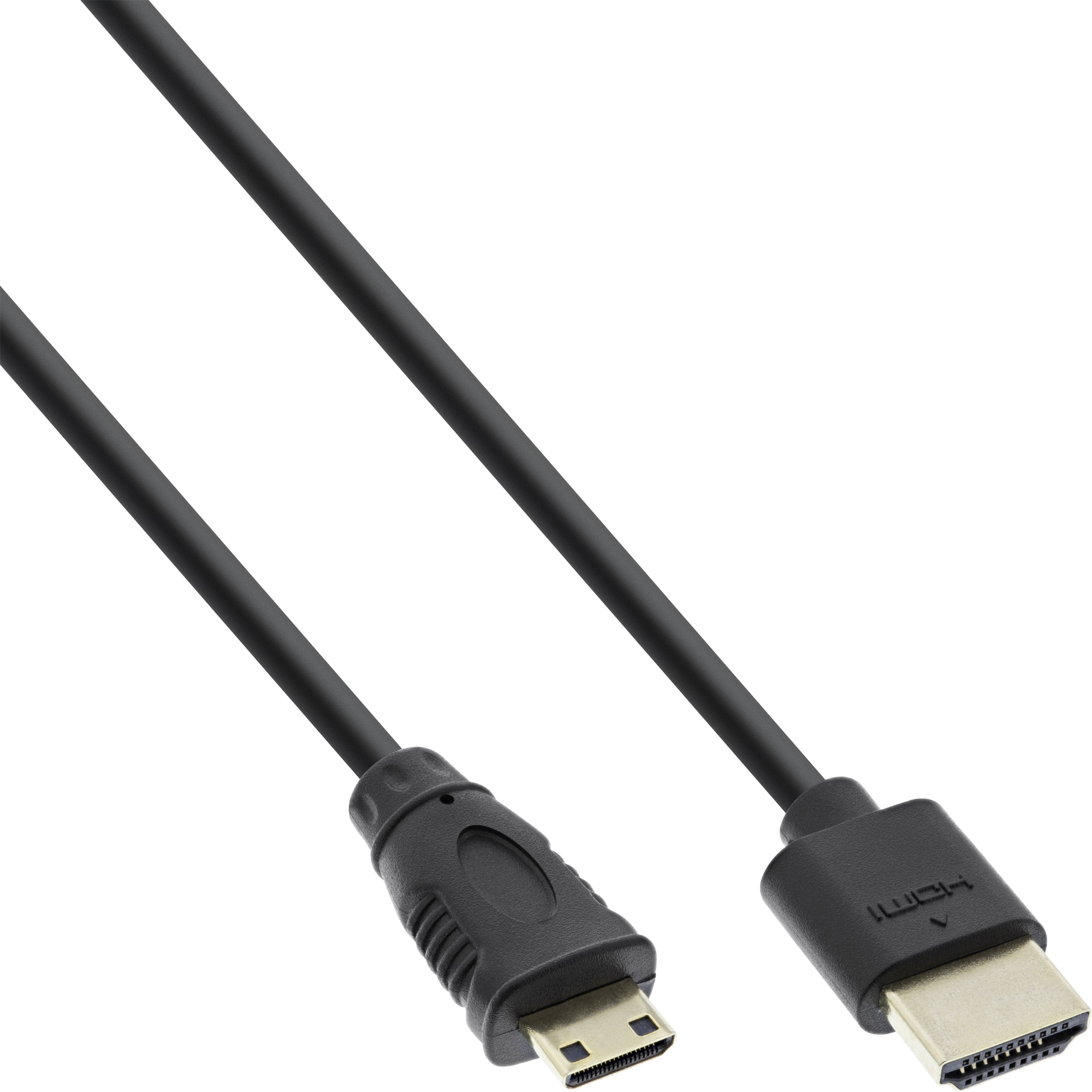 InLine® Kabel C, A Superslim mit HDMI-High Ethernet, an INLINE HDMI / Speed HDMI