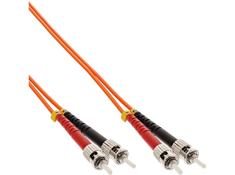 INLINE InLine® LWL Duplex Kabel, ST/ST, 50/125µm, OM2, 15m Kabel Patchkabel, Patchkabel LWL, 15 m | Patchkabel