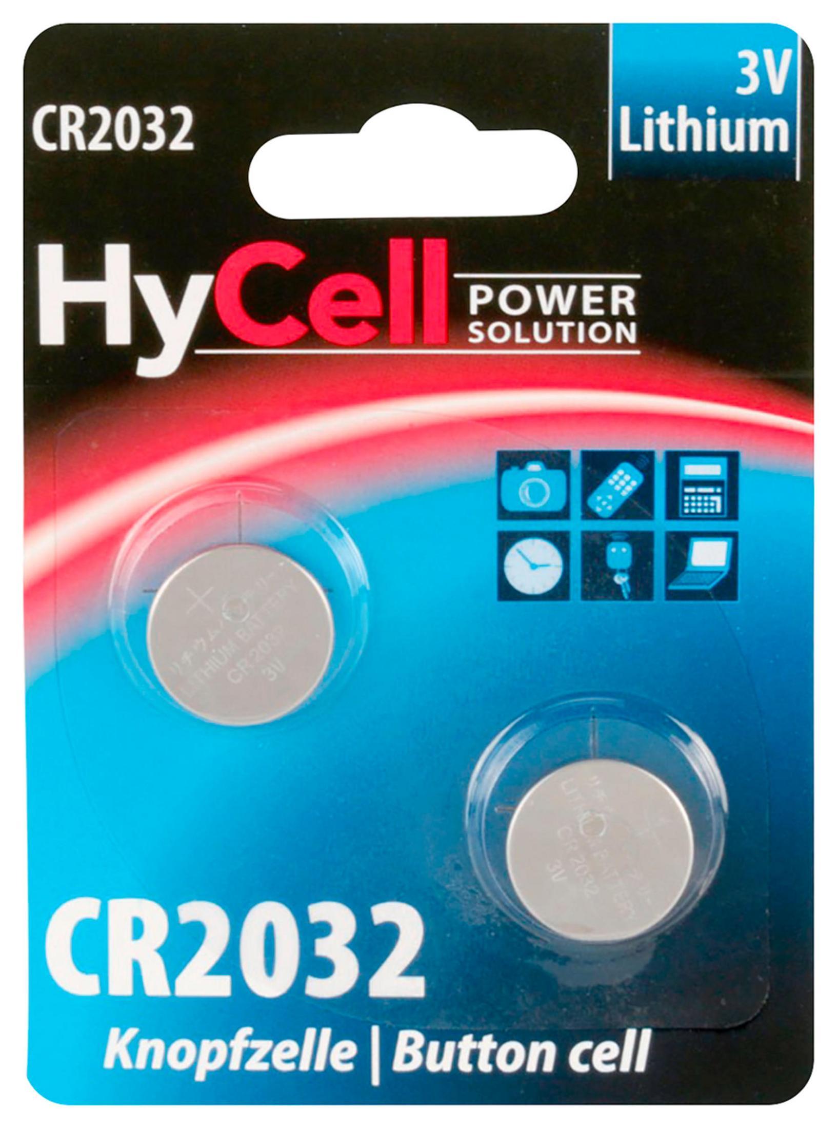 ANSMANN ANSMANN 5020202 Volt Stück HyCell Lithium, Knopfzelle 3V Lithium CR2032 2 3 Knopfzellen Knopfzellen, Mainboardbatterie