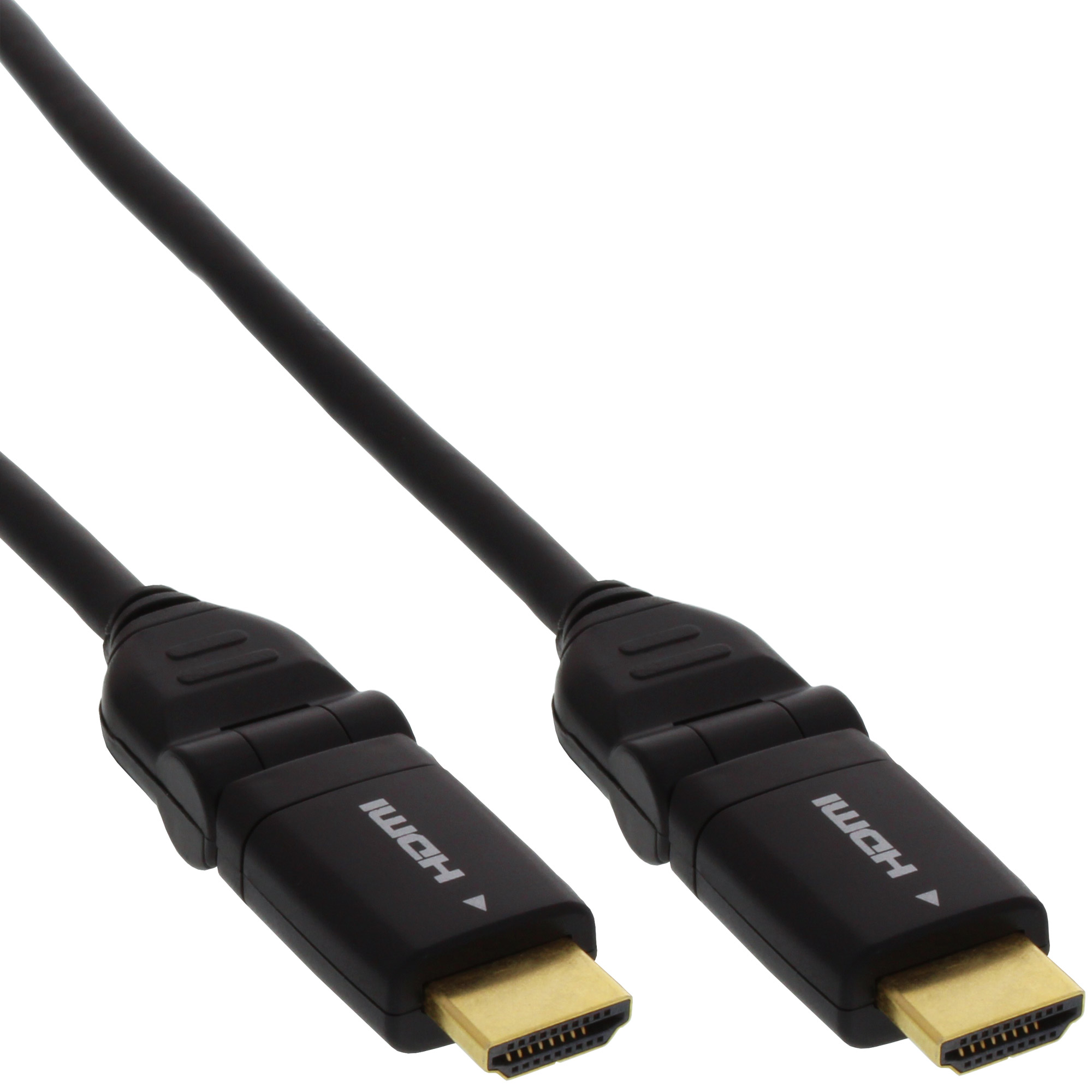 INLINE InLine® HDMI HDMI mit Stecker HDMI-High / Kabel, Stecker, Speed Ethernet