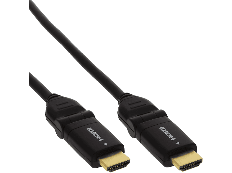 INLINE InLine® HDMI Kabel, Ethernet, HDMI / Stecker, Stecker HDMI-High Speed mit