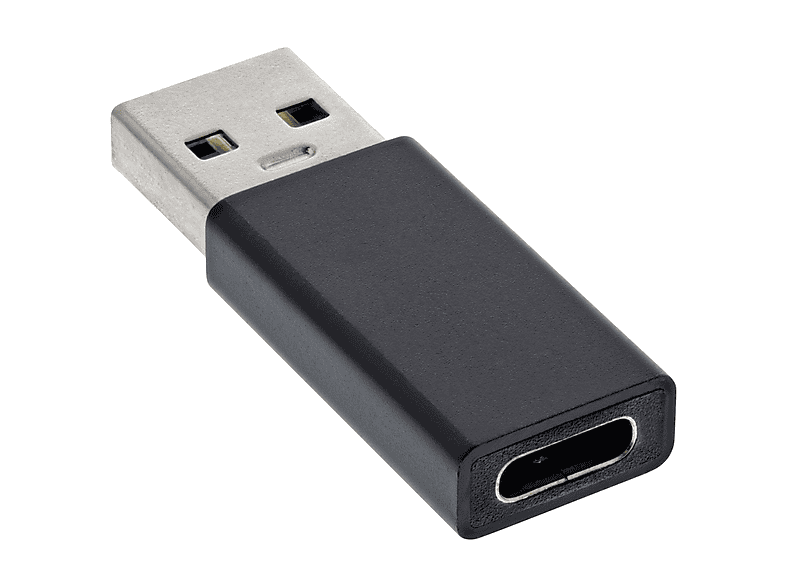 INLINE InLine® USB 3.2 Gen.2 Adapter, USB-A Stecker auf USB-C Buchse ...