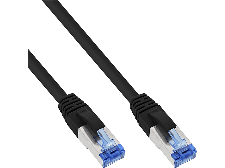 INLINE InLine® Patchkabel, S/FTP Cat.6A, 500MHz, 15m, m Patchkabel, halogenfrei, 15 (PiMf)