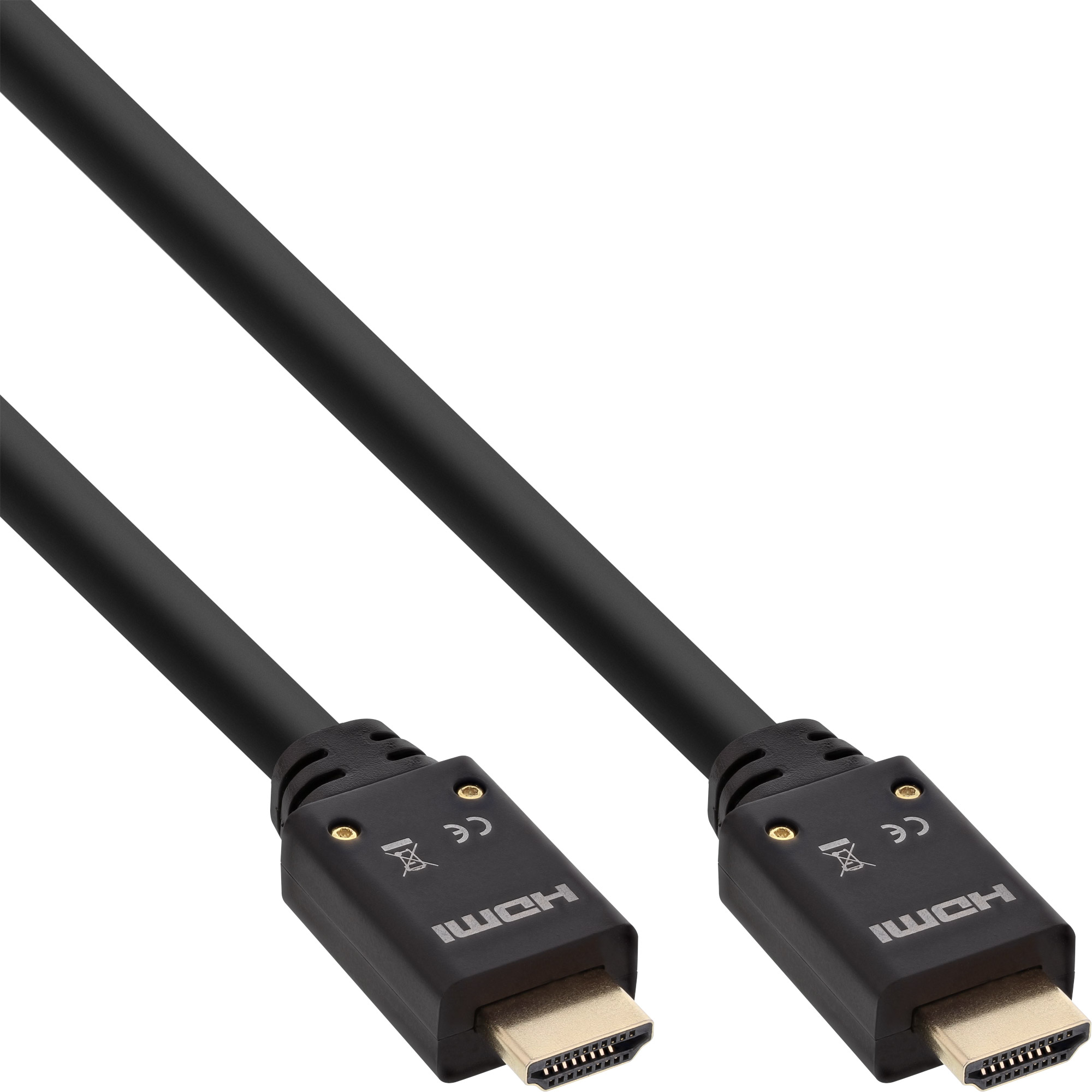 INLINE InLine® HDMI 4K2K, Ethernet, Stecker HDMI Speed Aktiv-Kabel, HDMI-High mit