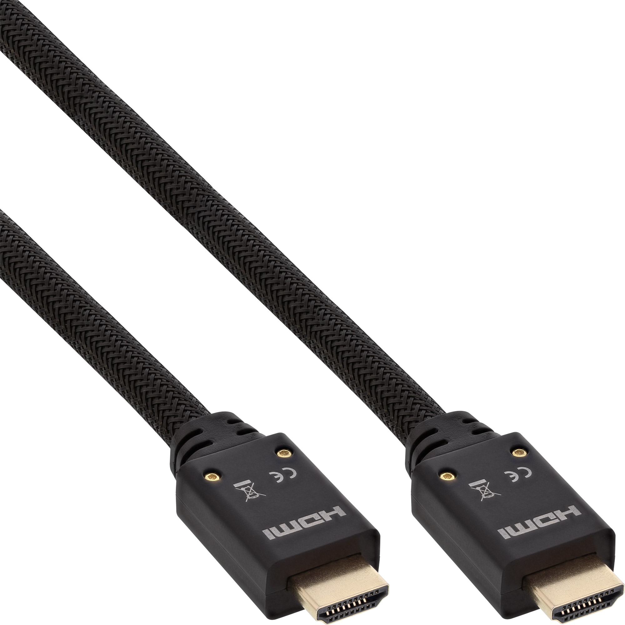HDMI Stecker Speed HDMI 4K2K, InLine® Ethernet, INLINE Aktiv-Kabel, mit HDMI-High