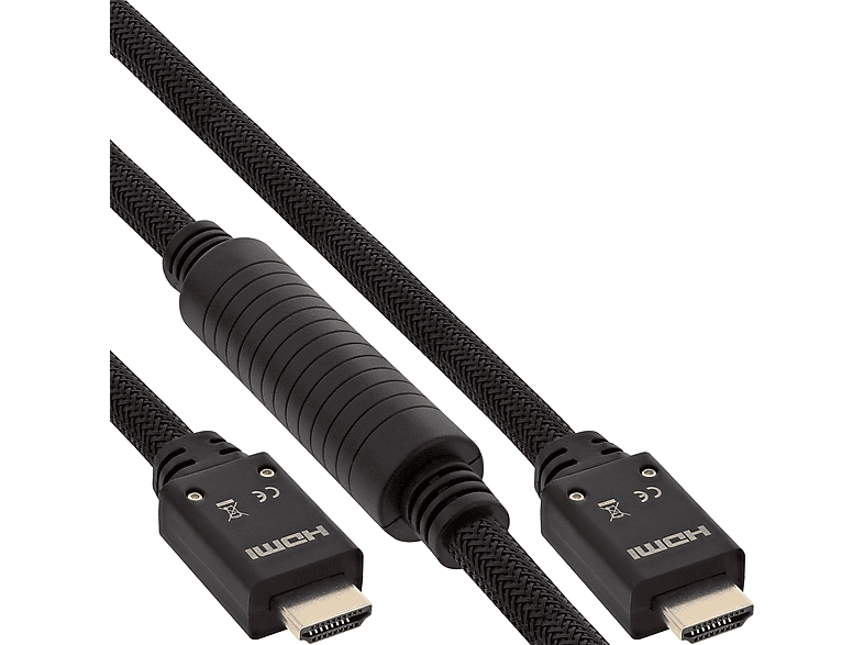 Aktiv-Kabel, HDMI mit InLine® Stecker HDMI-High Ethernet, 4K2K, INLINE Speed HDMI