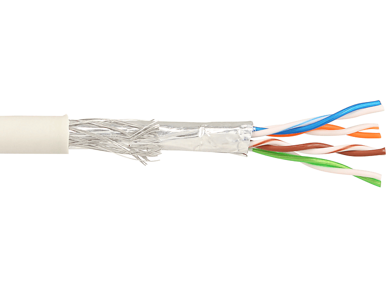 INLINE InLine® Patchkabel Cat.5e, grau, SF/UTP, AWG26 CCA, PVC, 500m Kabel, Kabel Rohware/Meterware, 500 m | Adapter & Netzwerkkabel