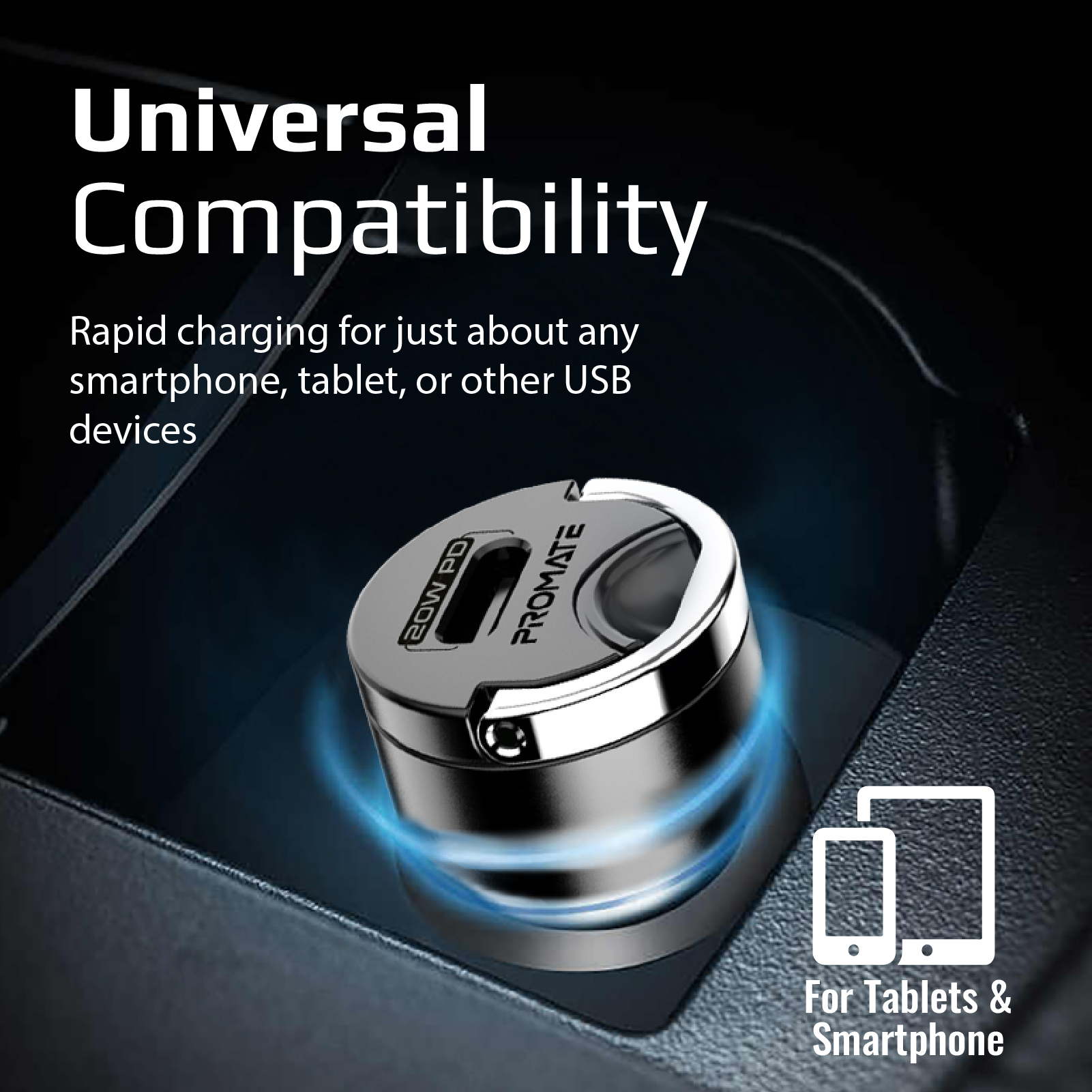Un cable de carga blanco con conector Lightning en un extremo y USB-C en el otro.