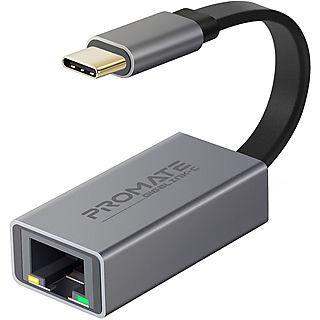 Adaptador USB-C a Ethernet  - Gigalink-C Gris PROMATE