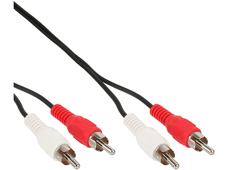 INLINE InLine® Cinch Kabel, 2x Cinch, Stecker / Stecker, 20m Kabel Audio /, Cinch Audio / Video, 20 m