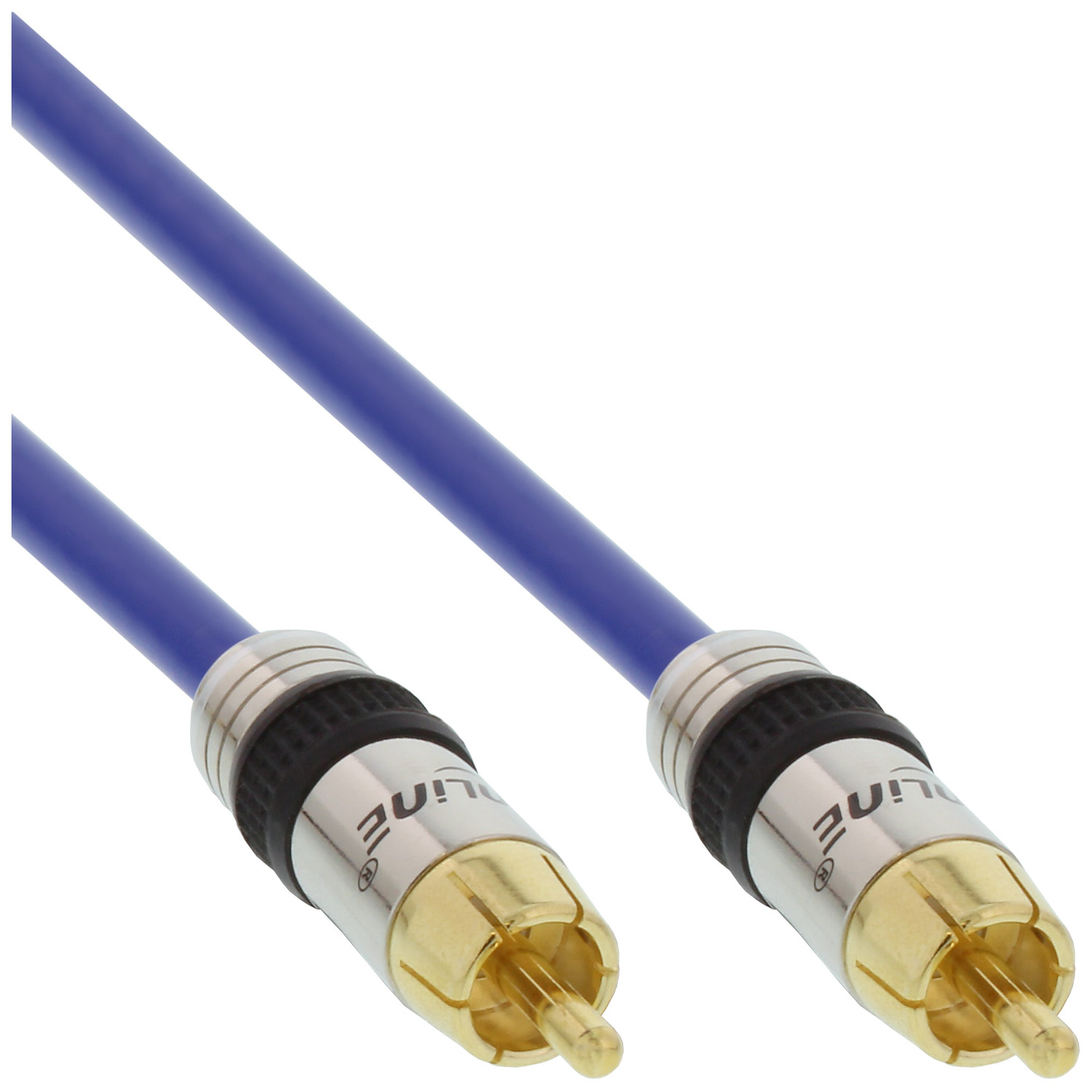 Kabel PREMIUM, AUDIO, INLINE Stecker 7 Audio Stecker, m 1x / InLine® /, Video, Cinch Cinch vergoldete