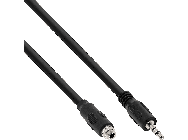 INLINE InLine® Audio Adapterkabel, 3,5mm Stereo Stecker/Einbaubuchse mit, Audiokabel intern, 0,6 m | TV-Kabel & Stromversorgung