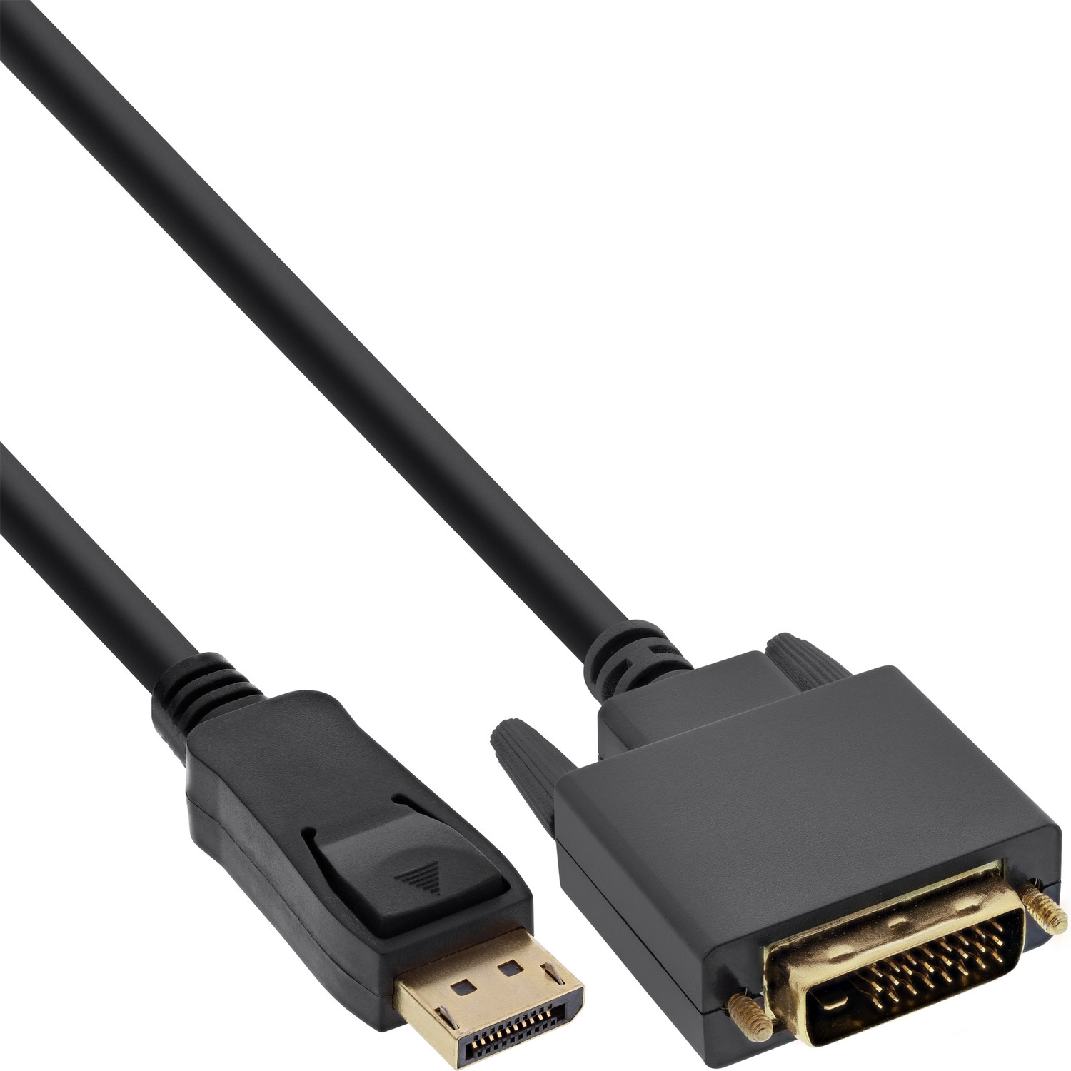 INLINE InLine® DisplayPort Kabel / zu Displayport Konverter zu zu 5m HDMI schwarz, VGA DVI Kabel, HDMI / DVI