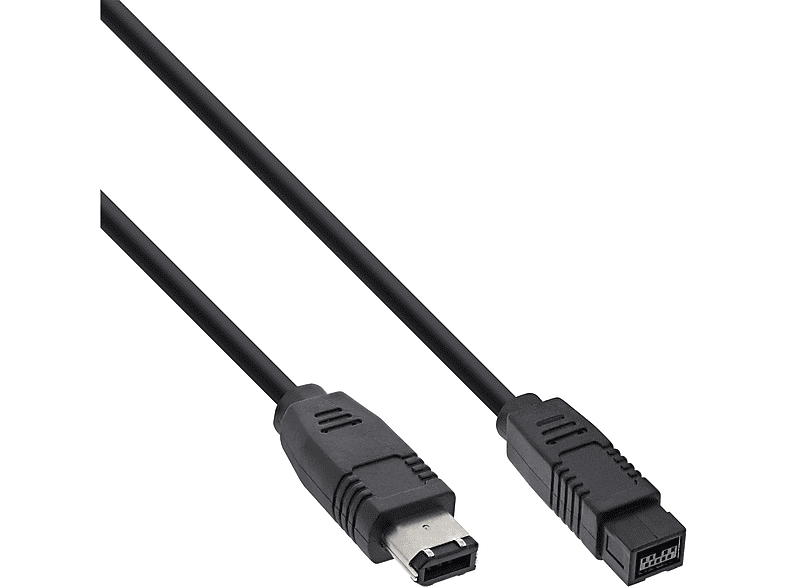 INLINE InLine® FireWire Kabel, IEEE1394 5m, m 5 zu 9pol Stecker, Firewire, Stecker 6pol