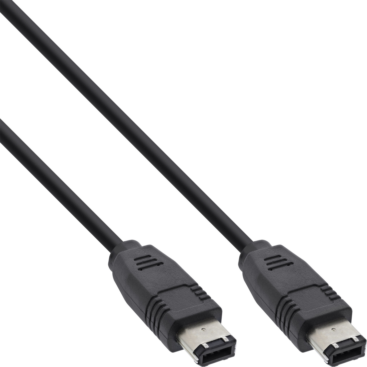 INLINE InLine® FireWire Kabel, IEEE1394 Stecker, schwarz,, Firewire, Stecker 6pol 1,8 m 