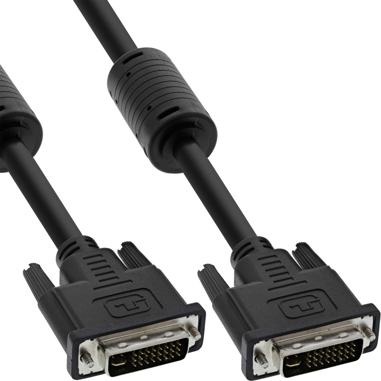 Stecker, schwarz Kabel, Dual 24+5 digital/analog, / DVI INLINE DVI, DVI-I InLine® Stecker