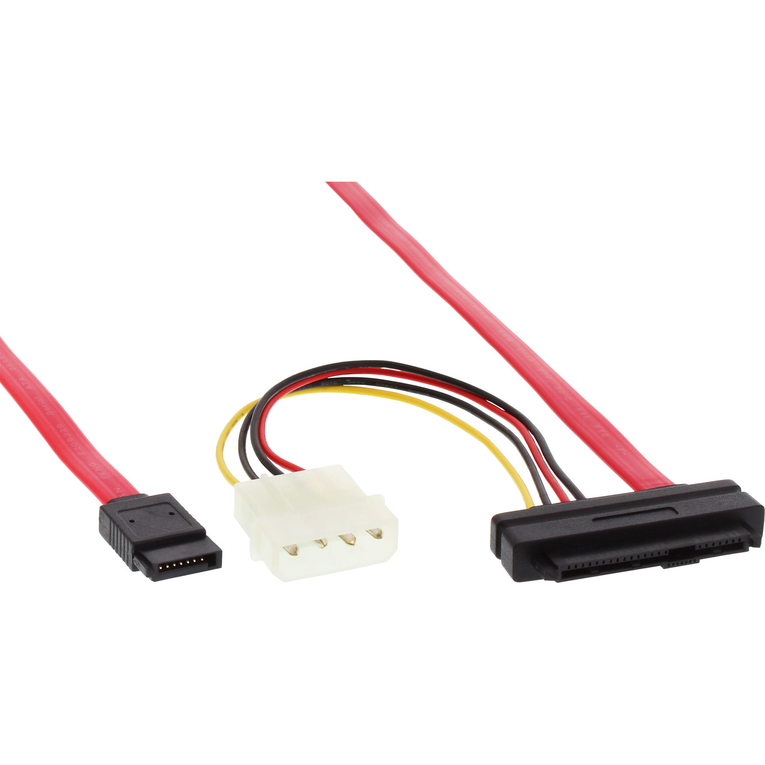 INLINE InLine® m SATA, 0,5 SAS 0,5m, SFF-8482 Power an 1x 29pol. + SAS, Anschlusskabel