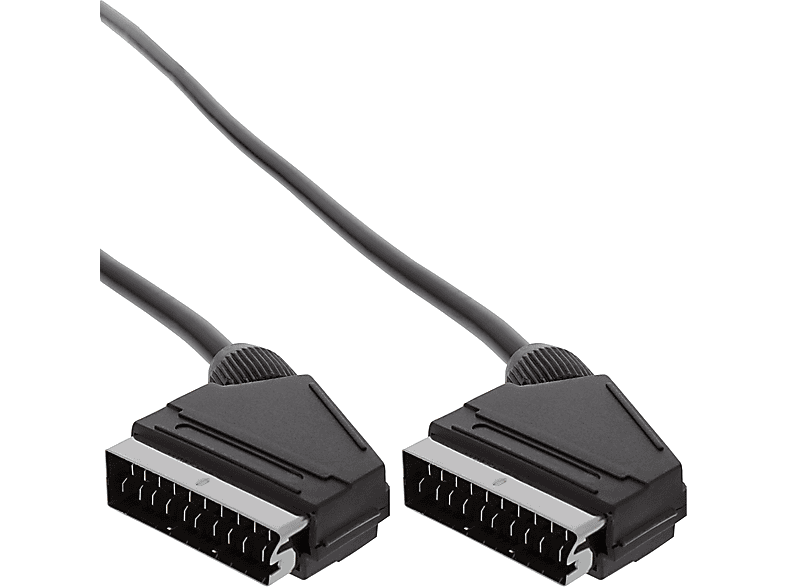 / S-VHS, / Scart S-VHS, Stecker, INLINE Kabel Anschlusskabel, / InLine® Stecker 5 5m Scart m