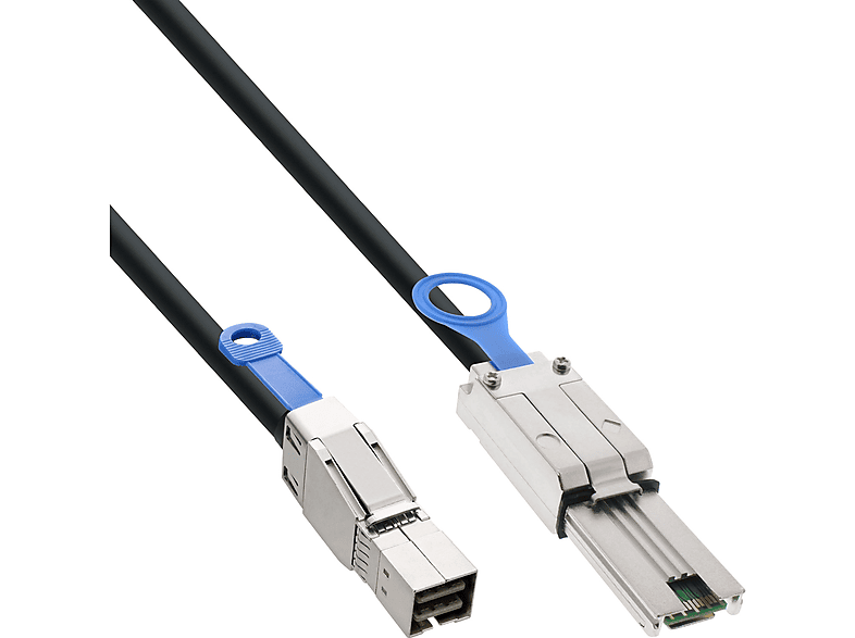 InLine® HD INLINE 0,5m, Kabel, SAS, externes m 6Gb/s, SFF-8644 SFF-8088, Mini 0,5 zu SAS