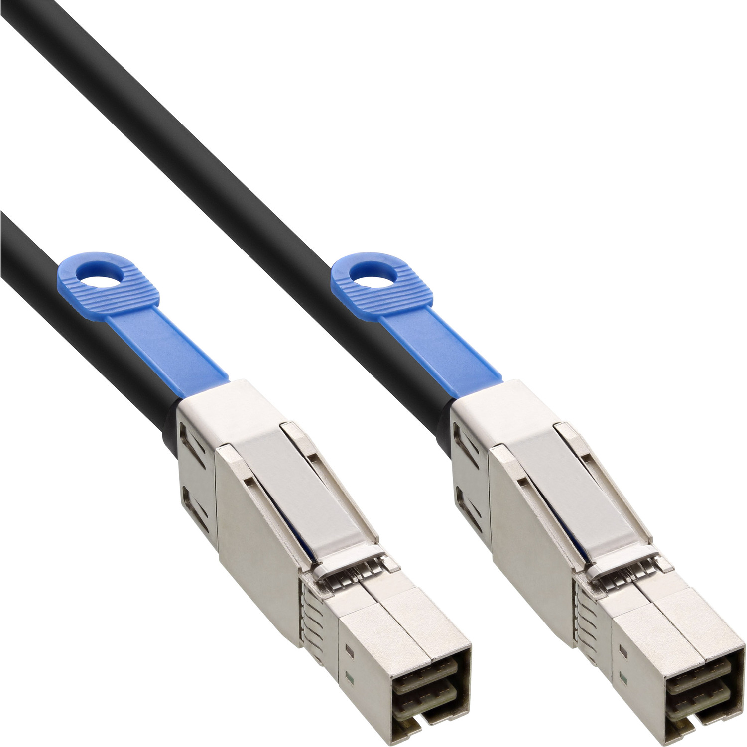 Mini zu INLINE SAS SAS, HD 2m, InLine® 12Gb/s, SFF-8644, 2 externes SFF-8644 Kabel, m