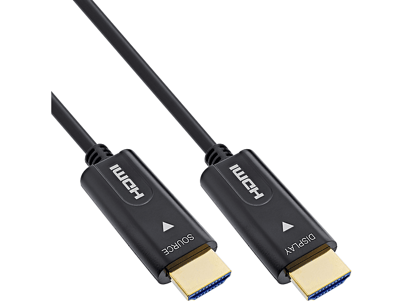 INLINE InLine® HDMI AOC Kabel, High Speed mit 4K/60Hz Stecker