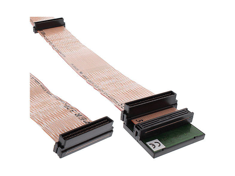 INLINE InLine® SCSI U320 Flachbandkabel, 68pol, für 2 Geräte, mit 0,78m