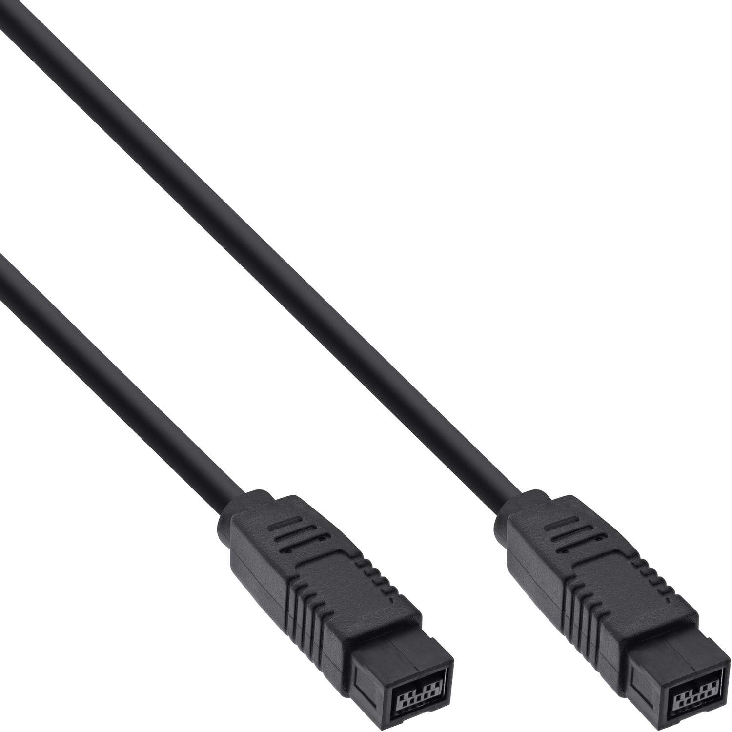 INLINE InLine® FireWire Kabel, Stecker Stecker, Firewire, / IEEE1394 1,8 9pol schwarz,, m