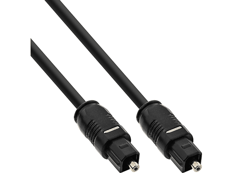 Toslink OPTO OPTO / InLine® 0,5m Toslink INLINE /, / Audiokabel, m Audio, 0,5 Stecker Kabel Stecker,