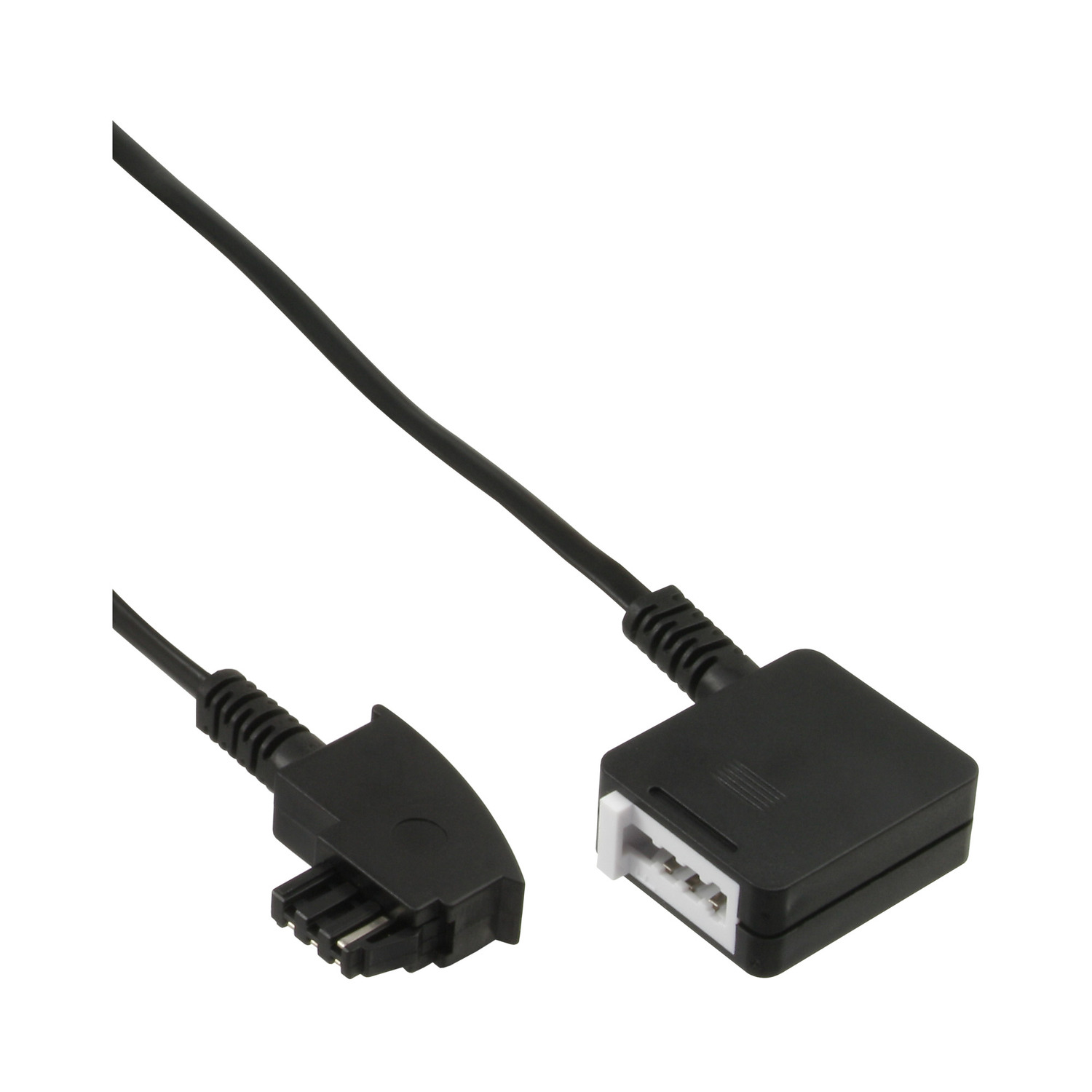 INLINE InLine® TAE-F Verlängerung, Stecker 15m ISDN Western, TAE m Kabel / / 15 ISDN / TAE / /, Buchse