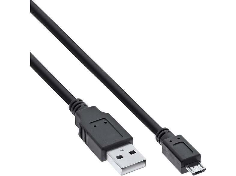 INLINE InLine® Micro-USB 2.0 Kabel, USB-A Stecker an Micro-B Stecker, 1m USB USB