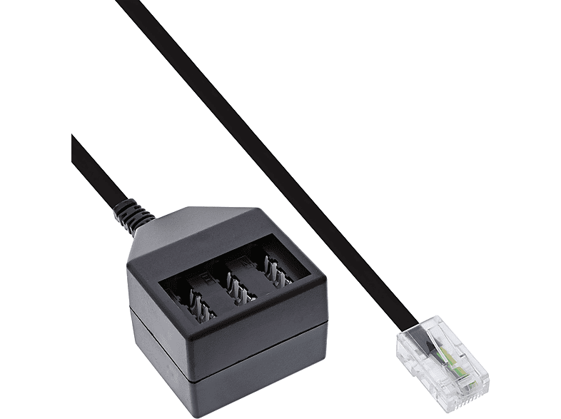 Inline Inline Tae Adapterkabel Rj Stecker Auf Tae Nfn Dose Cm Kabel Telefon Und Wlan