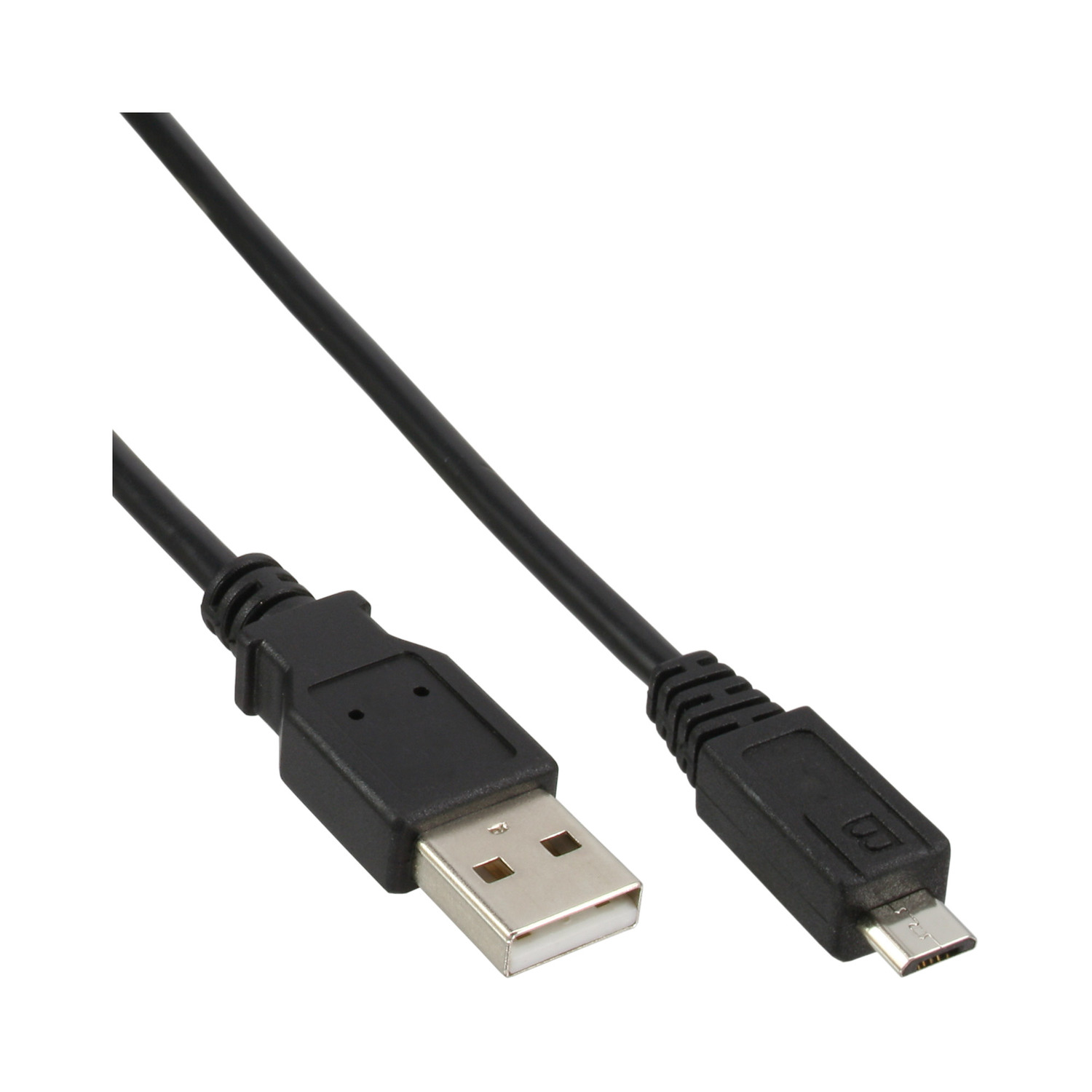 INLINE InLine® USB USB-A Stecker Stecker, 2.0 Micro-USB an 0,3m Micro-B Kabel,