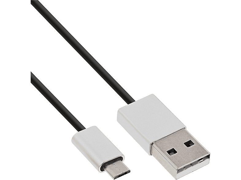 INLINE InLine® Micro-USB 2.0 Kabel, USB-A Stecker an Micro-B Stecker, 1,5m USB