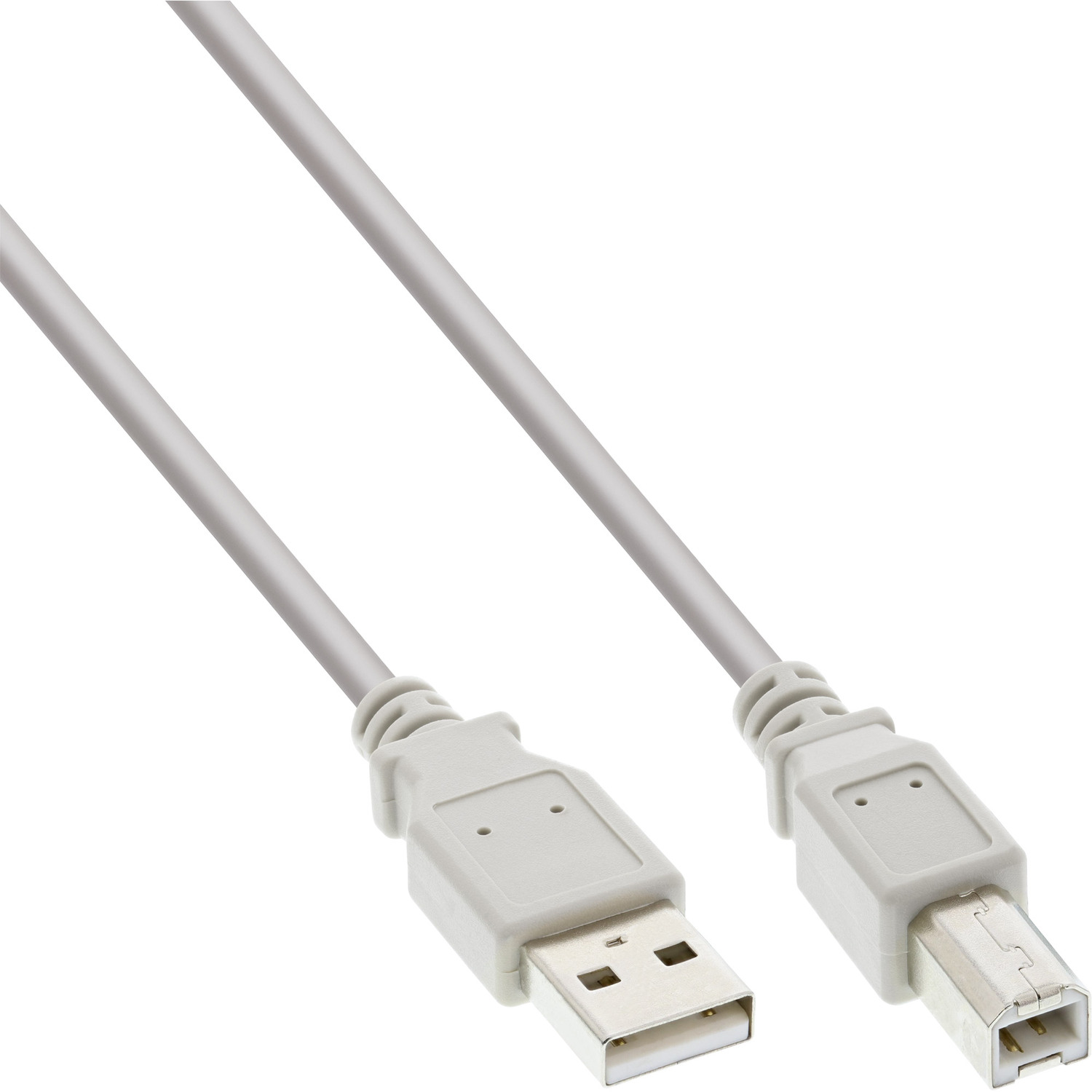 INLINE InLine® USB Kabel A USB USB Kabel, USB B, 2.0 beige, an 1m 2.0