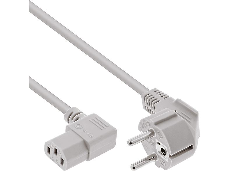 InLine Netzkabel 16A - Schutzkontakt Auf IEC320/C19 Stecker, 1 Meter